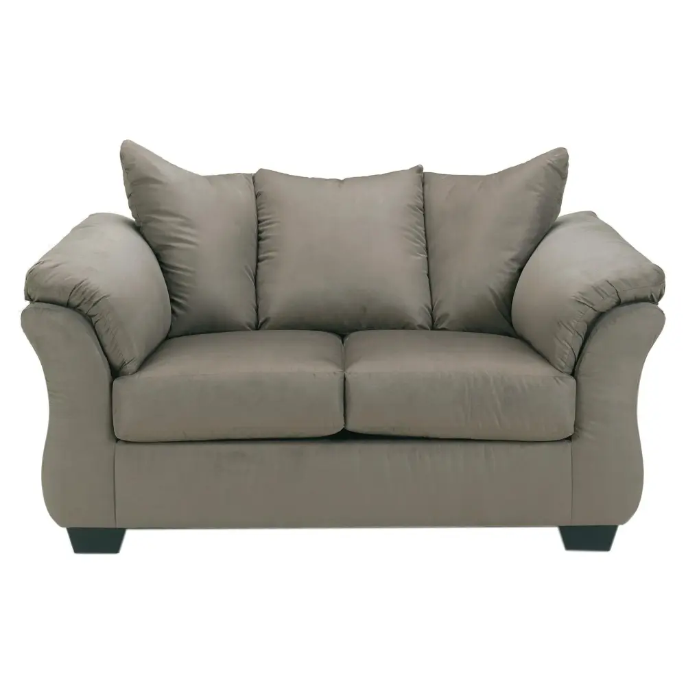 Diamond Sleek Furniture Exclusive Design Darcy Stationary Fabric Loveseat 7500535