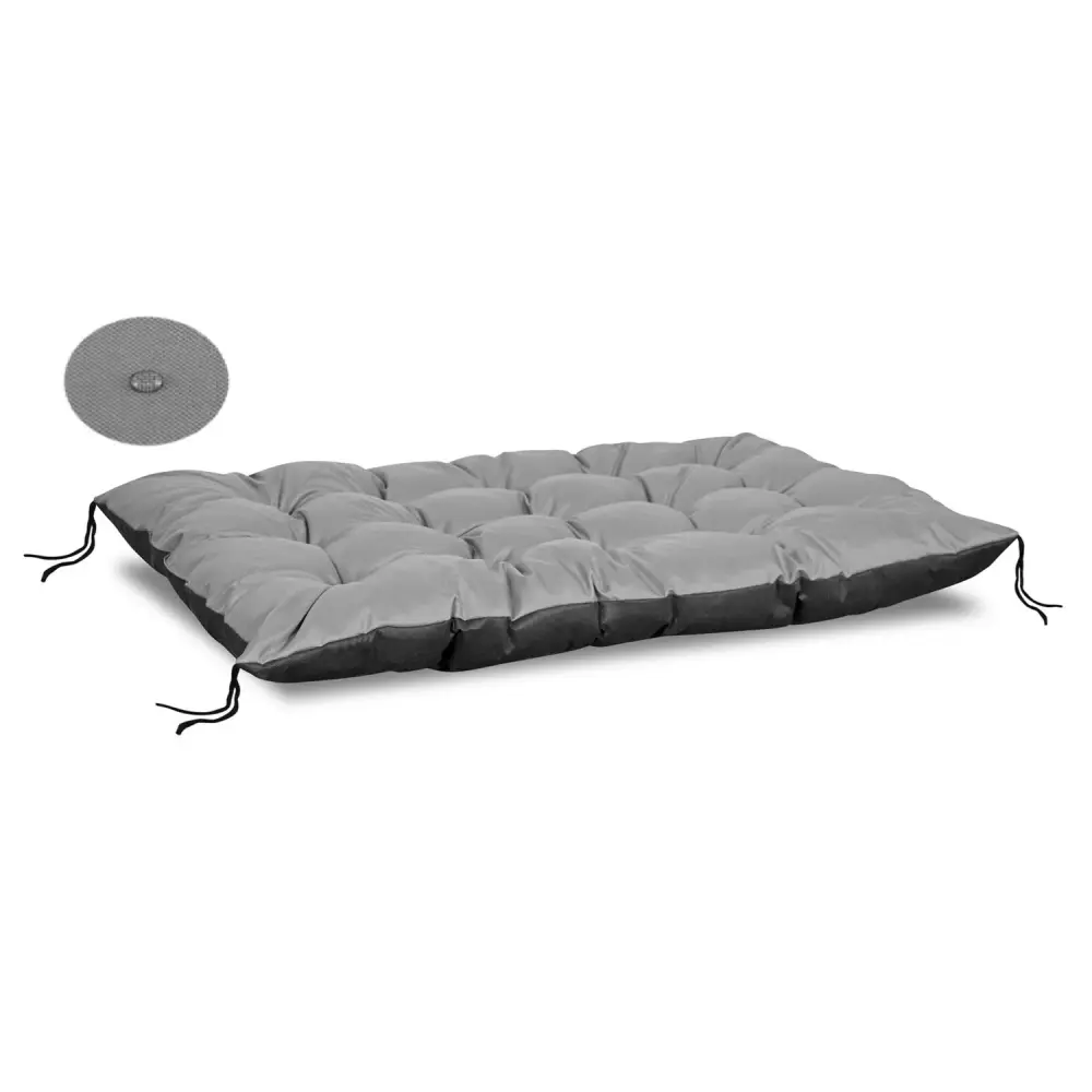 KingGarden Garden Pillow Waterproof Pallet Garden Sofa Bench Swing Seat Cushion Graphite 120x80 cm