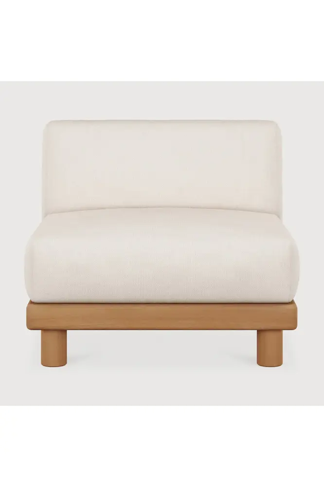 Monocle outdoor add-on 1 seater sofa