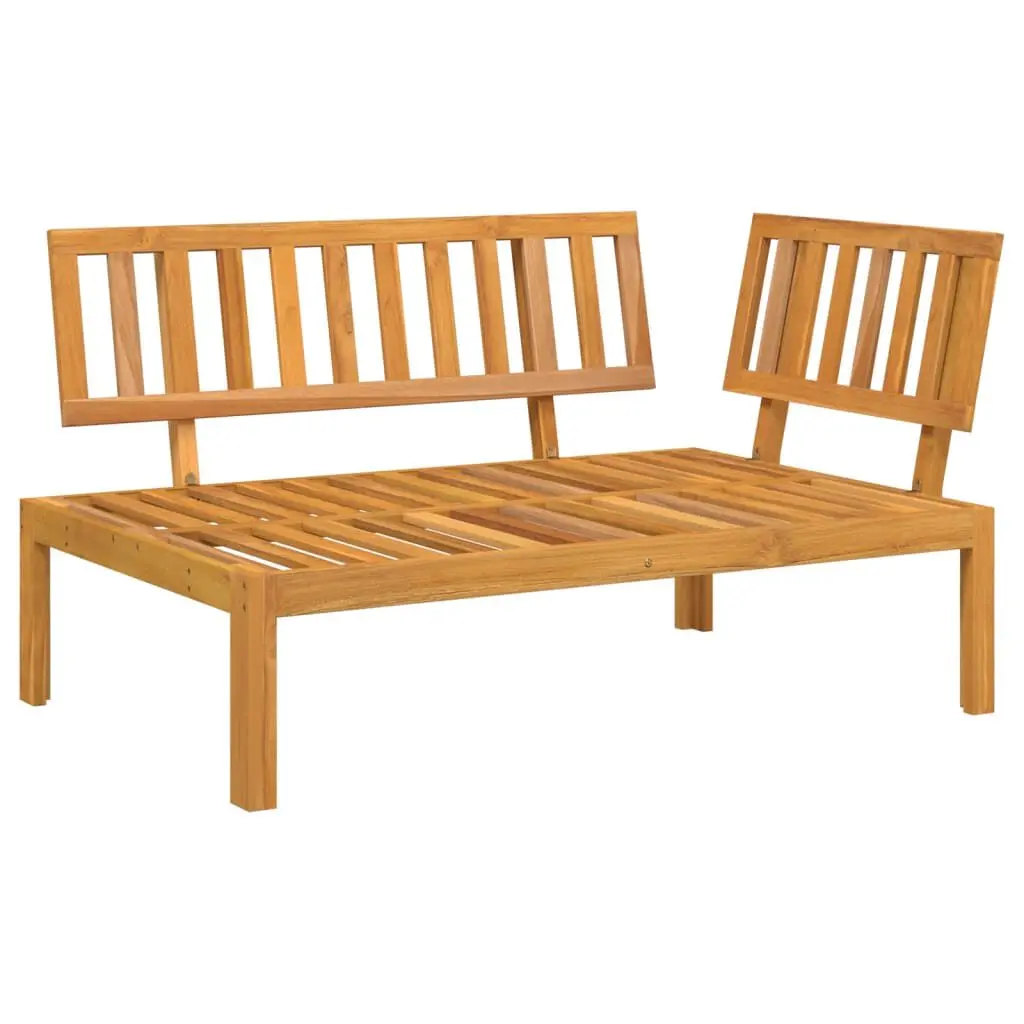 Solid Wood Acacia Patio Pallet Corner Sofa Outdoor Lounge Spaces