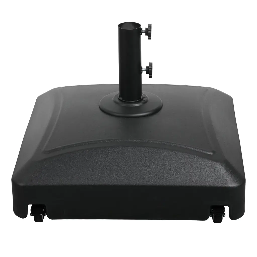 125Lb Volume Fillable Mobile Patio Umbrella Base Heavy Duty Square w1134dhs