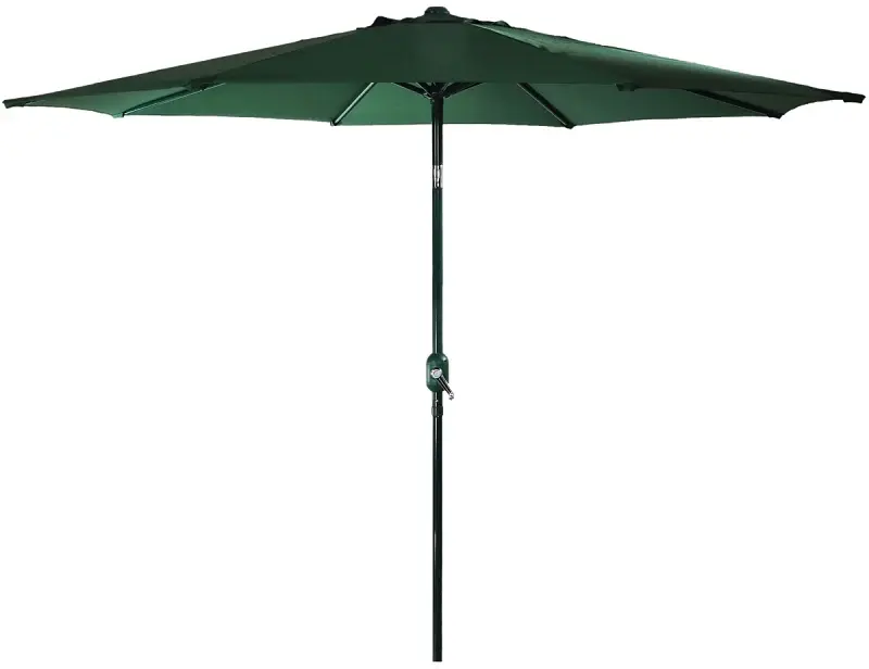 Seasonal Trends 60035 Crank Umbrella, 92.9 H, 107.9 W Canopy, 107.9 L Canopy, Round Canopy, Metal Frame