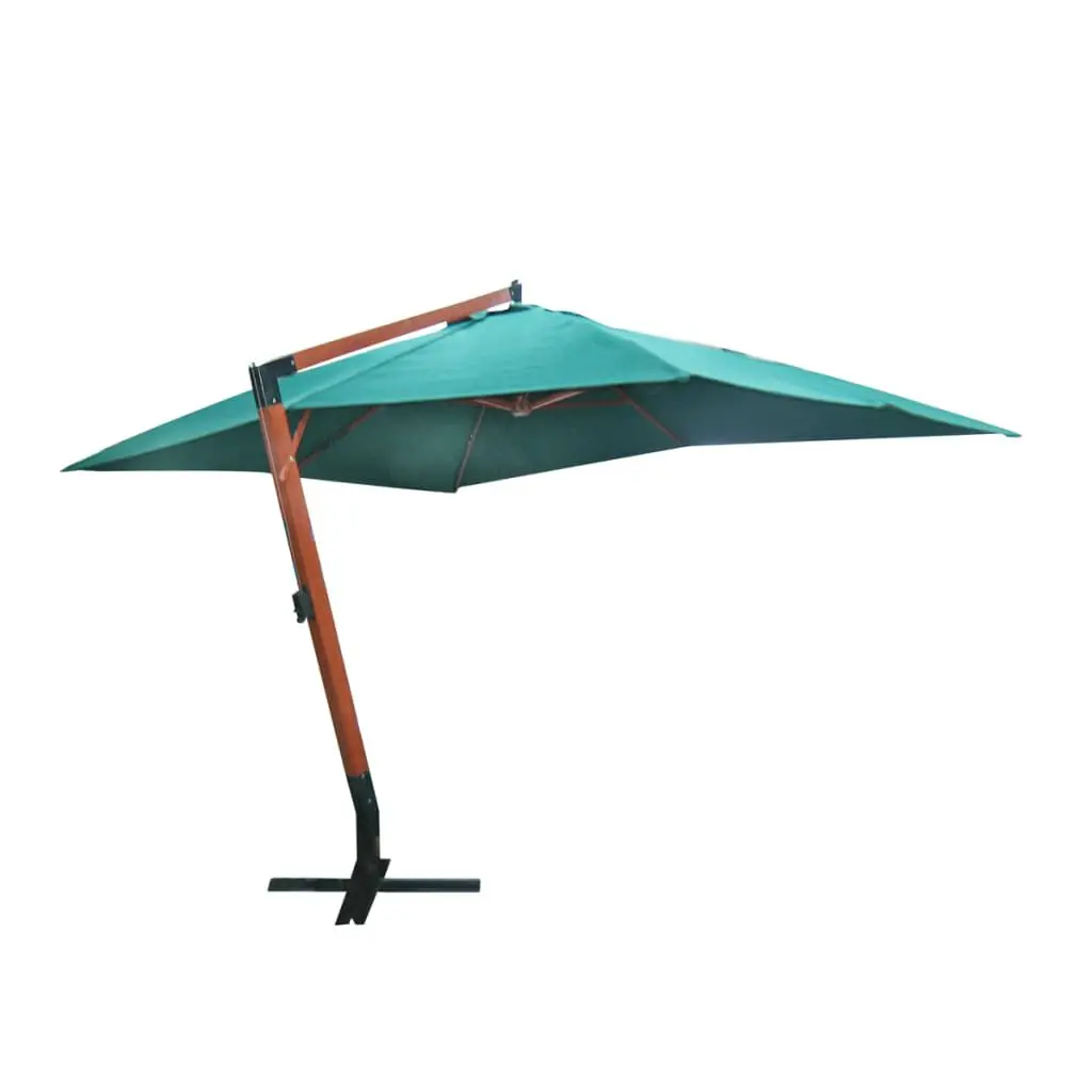 Green Floating Garden Parasol Melia 118.1x157.5 Inches Outdoor Shade