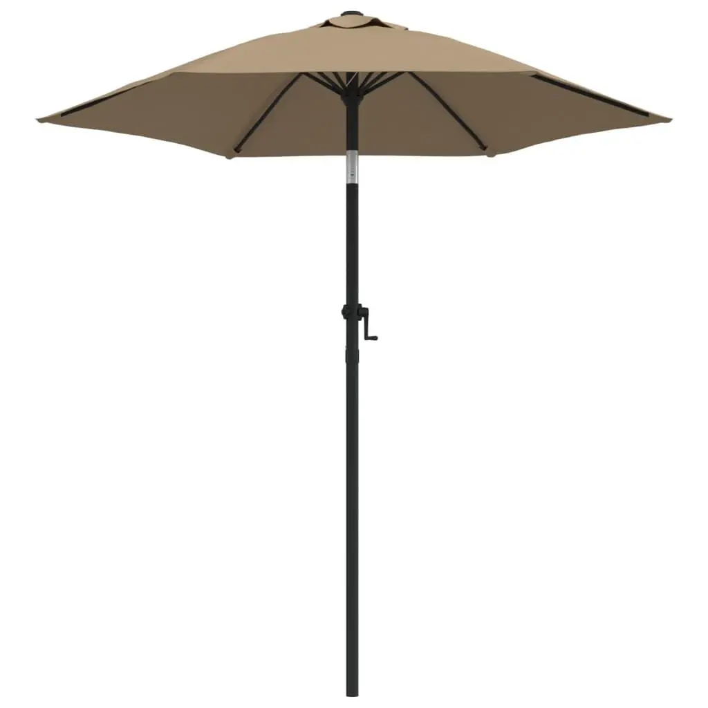 Taupe 78.7 Inch Aluminum Garden Parasol Outdoor Shade