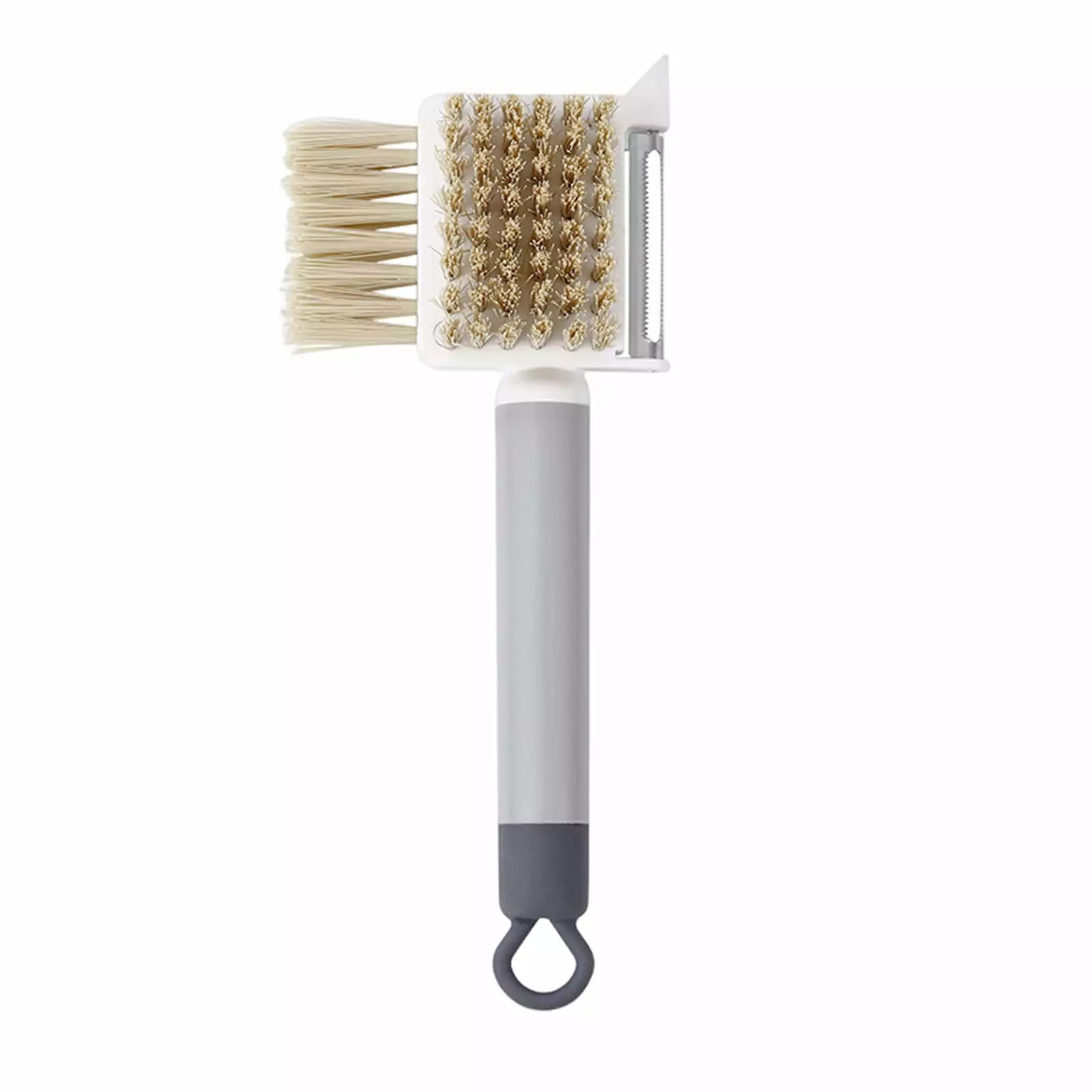 NANDIYNZHI Multifunctional Kitchen Cleaning Brush Fruit Potato Cucumber Stainless Steel Peeler