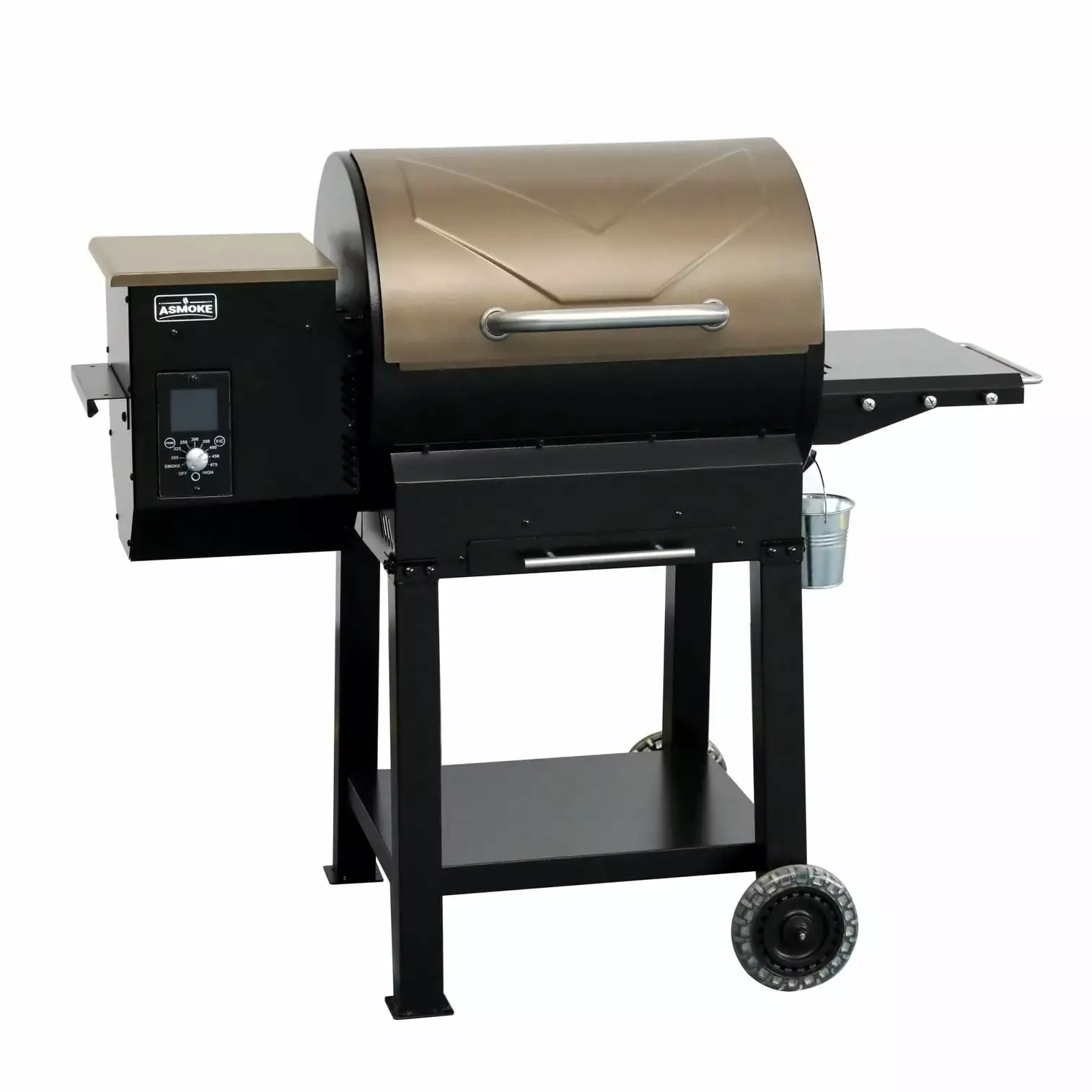 ASMOKE Skylights Wood Pellet Grill Smoker View Window and Motion Lights 515 SQ. Cooking Area