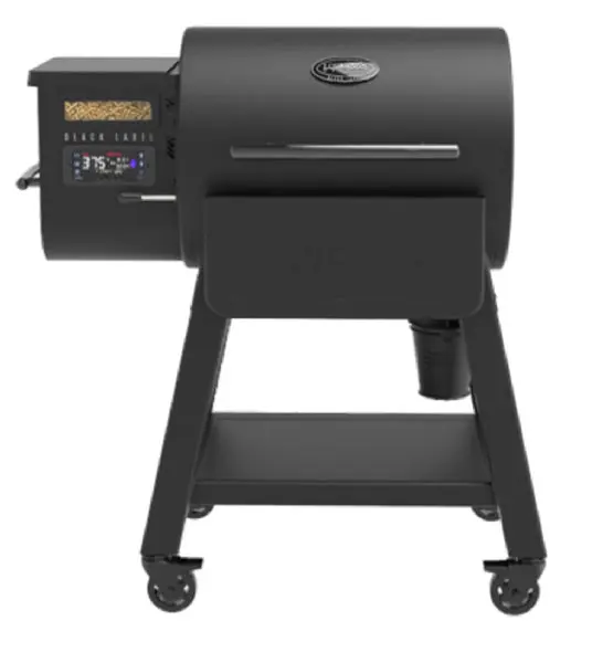 Louisiana Grills 10638 Pellet Grill Black Compact Wood Pellet Smoker