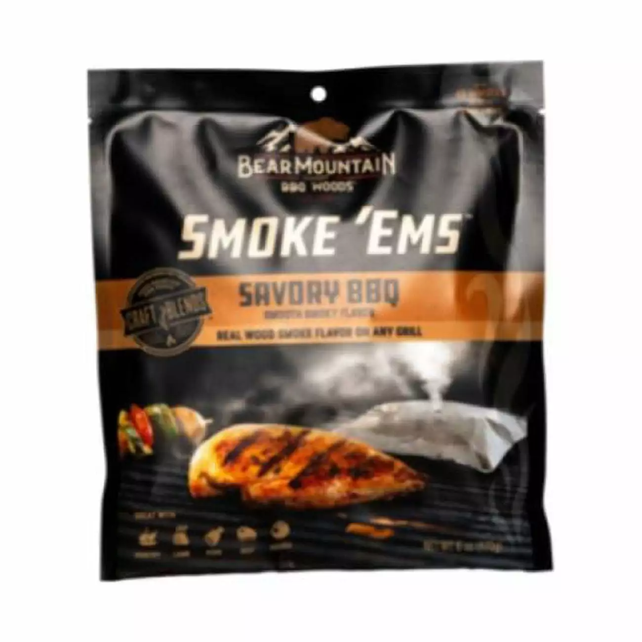 Lignetic FP03 Bear Mountain Smoke Ems Savory BBQ Pellets Pack 6 Smoking and Grilling 8