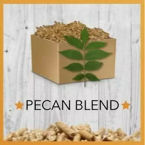 Lumber Jack 20 Pounds Pecan Blend BBQ Grilling Wood Pellets Outdoor Cooking Pecan