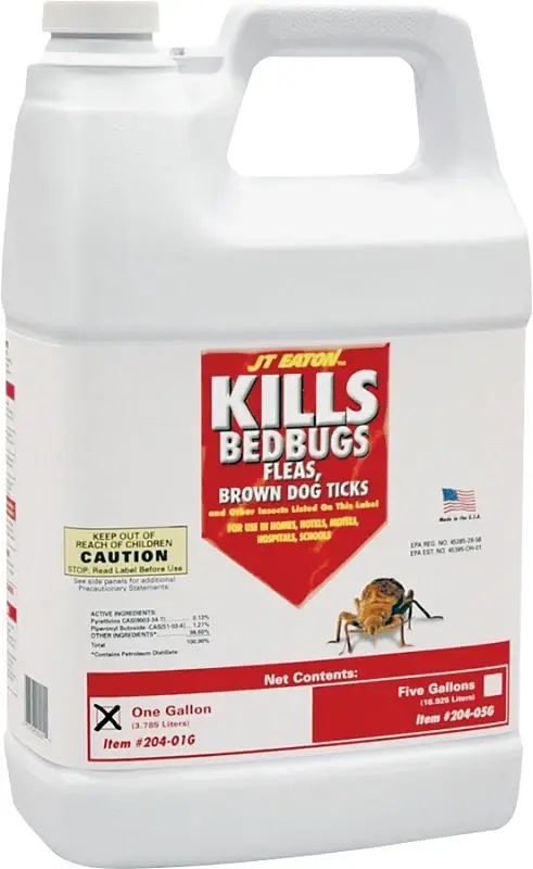 J.T. Eaton 204-O1G Bed Bug Killer, Liquid, Spray Application, 1 gal Long Lasting Protection