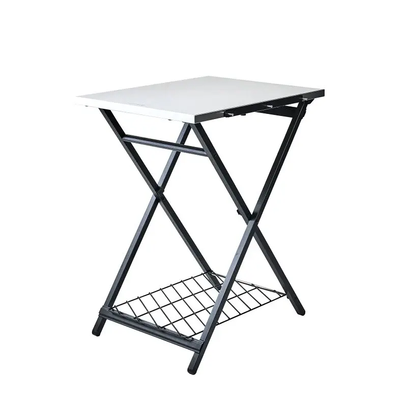 Ooni UU-P1F400 Grill Folding Table, 110 lb, 22.64 OAL, 27.56 OAW, 35.43 OAH, Carbon Steel/Stainless Alloy