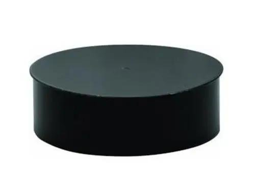 Imperial BM0030 7-Inch Black Stove Pipe Cap Ventilation and Protection