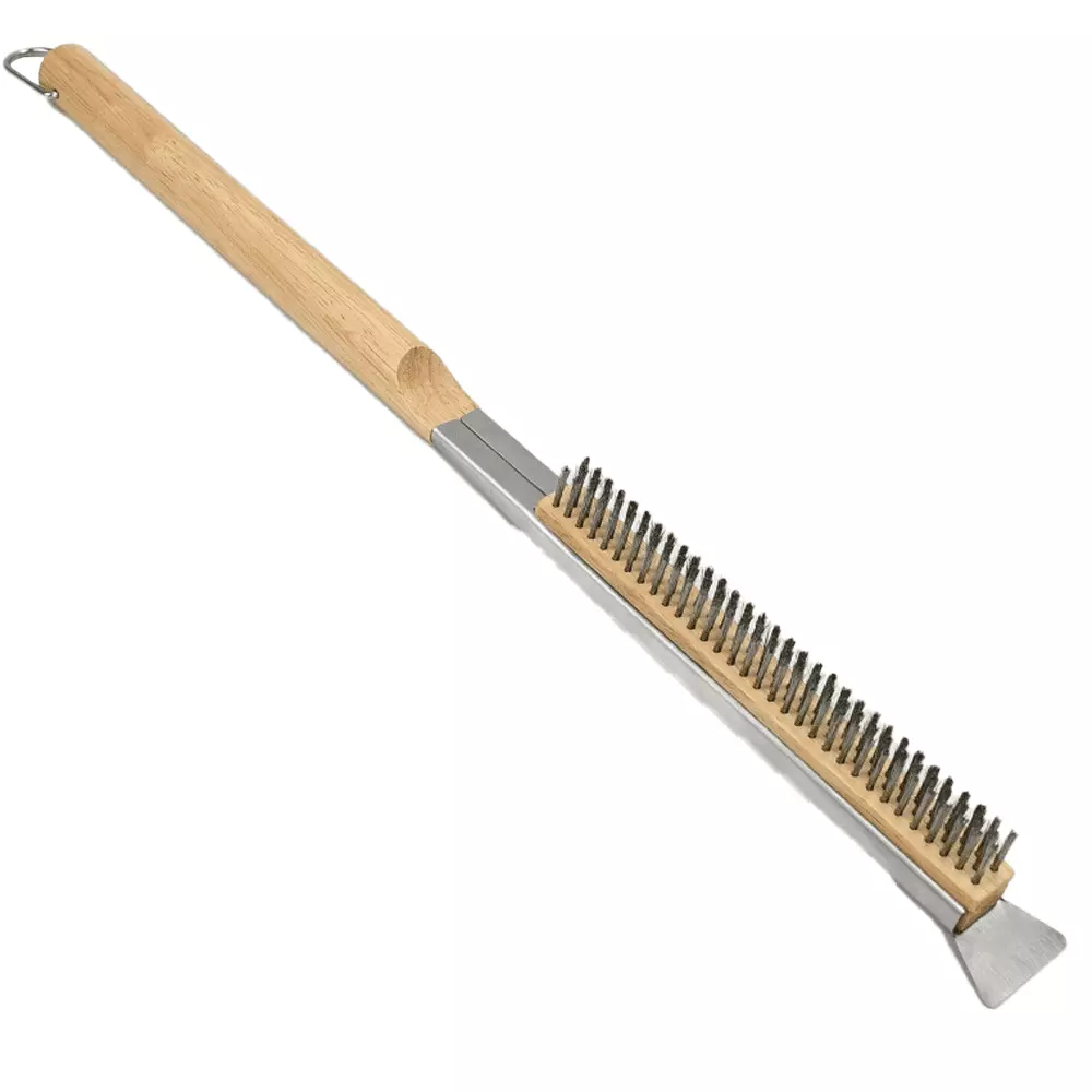 Copper Wire Pizza Stone Cleaning Brush Scraper Outdoor Pizza Ovens