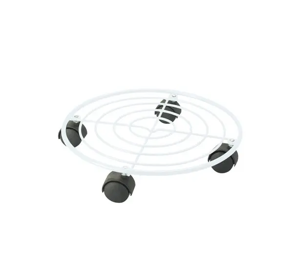Landscapers Select GB-3623 Flat Planter Dolly White 12 Portable