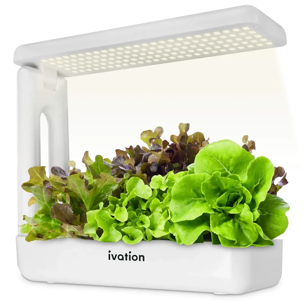 AeroGarden Style Ivation 11-Pod Hydroponics Growing System, Indoor Gardening System LED Grow Portable & Accessories