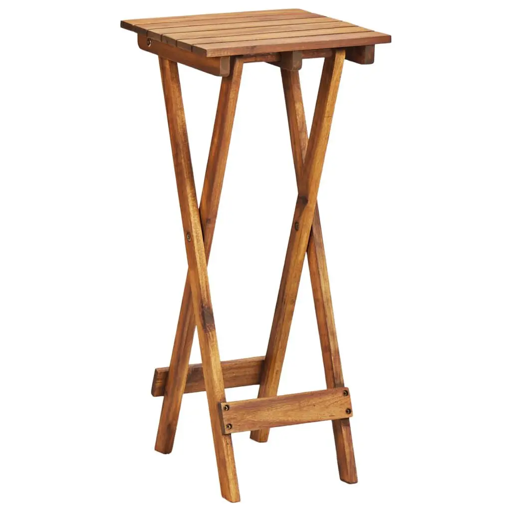 Plant Stand 11.8x11.8x26.4 Solid Acacia Wood Indoor Outdoor Decor
