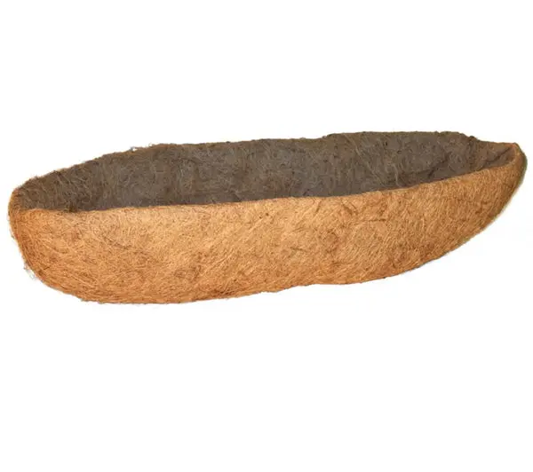 Panacea 88598GT 7x30 Inch Coco Liner Trough Planters Indoor Outdoor Use