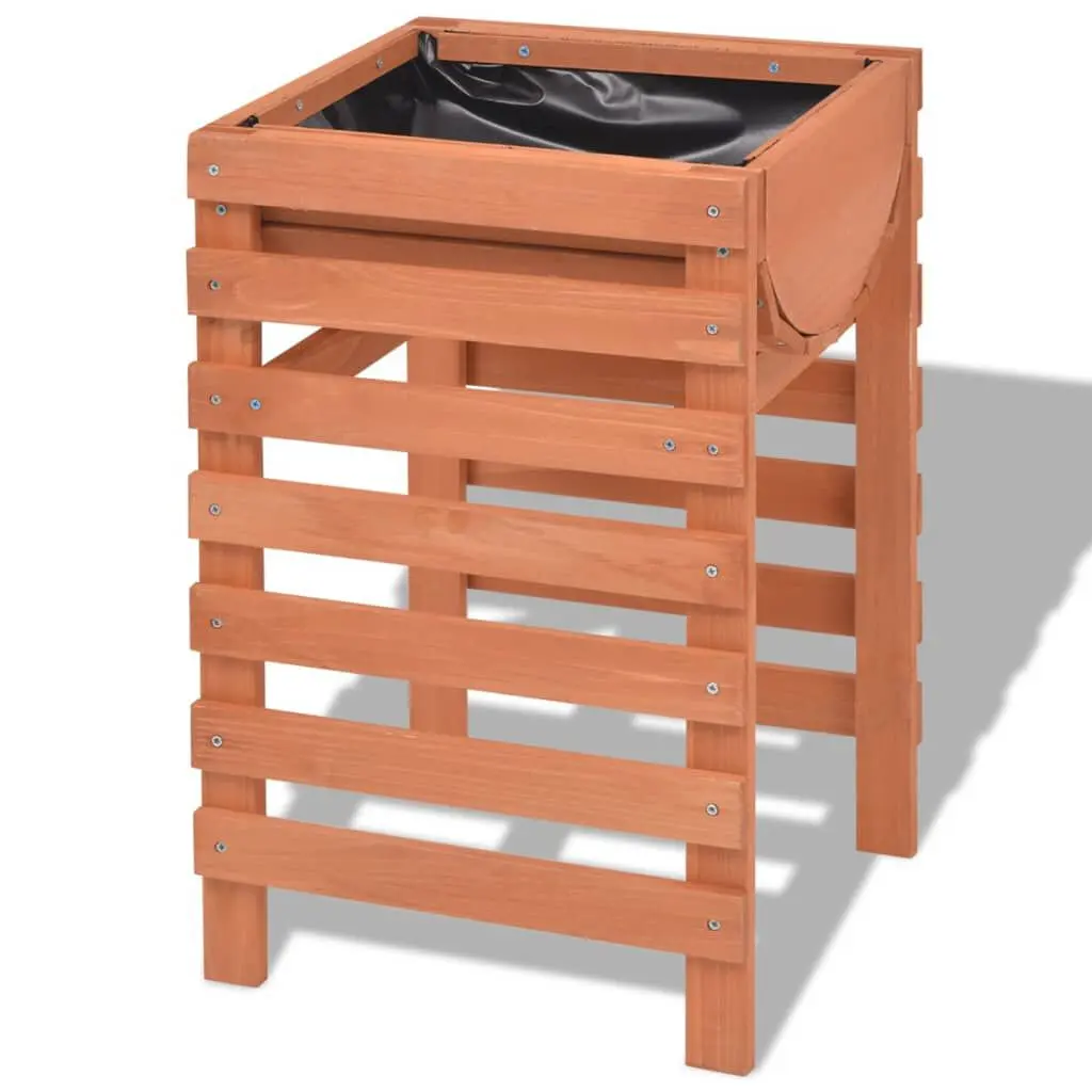 14.9x14.1x23.6 Inch Wood Planter Box Indoor Outdoor Garden Decor