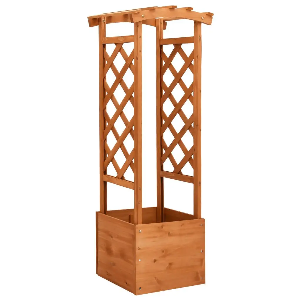 Trellis Planter Arch 19.3 Inch Firwood Garden Decoration