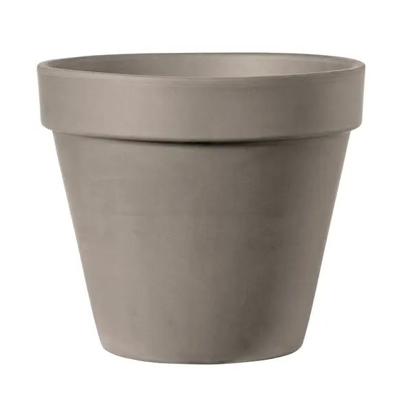 10.8 Inch Graphite Round Planter Indoor Plants Deroma