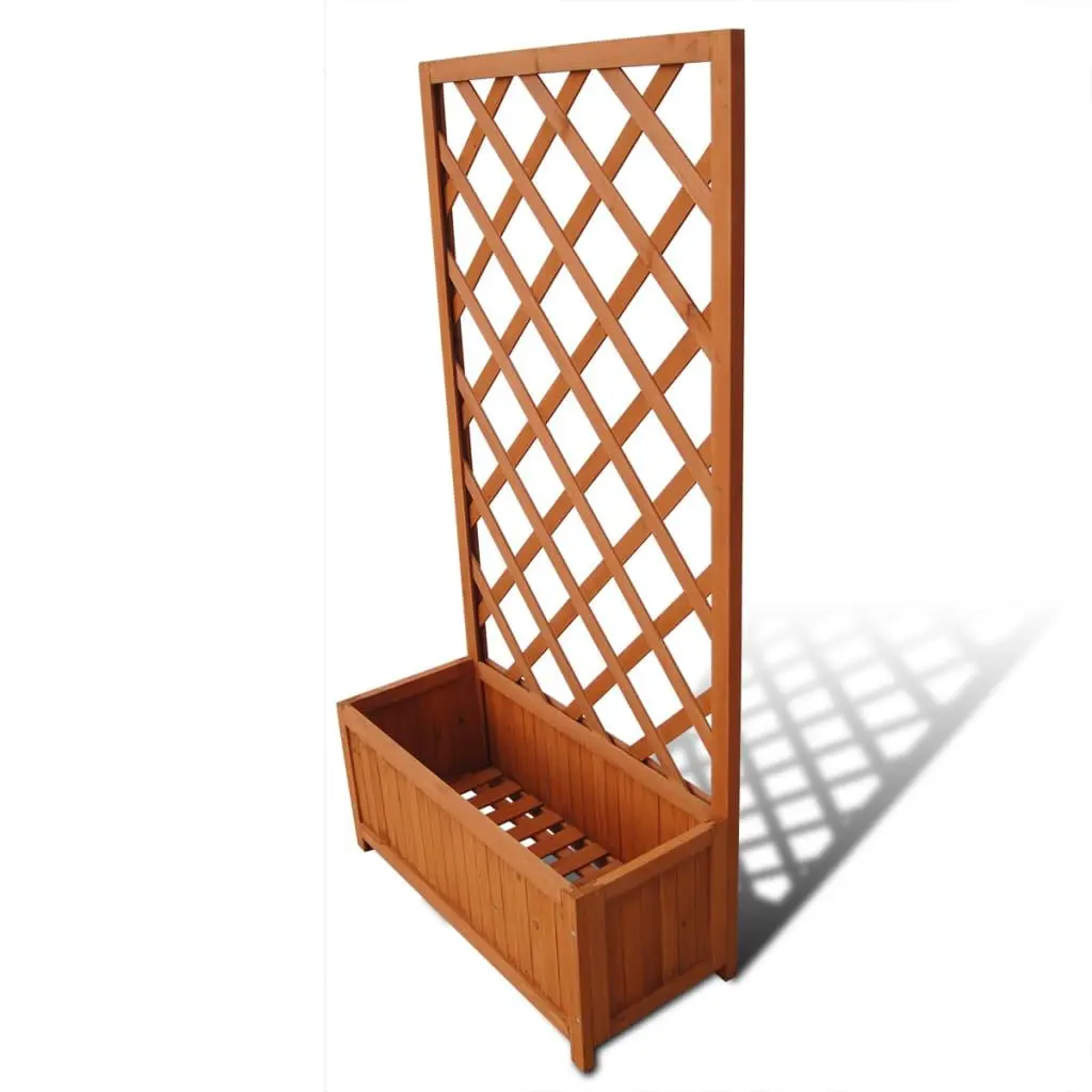 Trellis Planter 2' 4" x 11.8" x 4' 5" Vertical Garden Planter