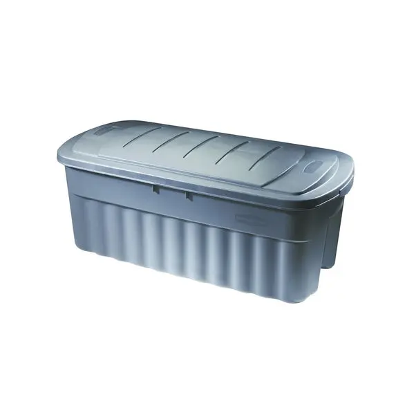 Rubbermaid RMRT500000 Jumbo Storage Box Blue Polyethylene Container