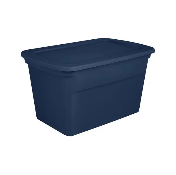Sterilite 17367406 Storage Container Blue Morpho 30 Gallon Large Plastic Tote