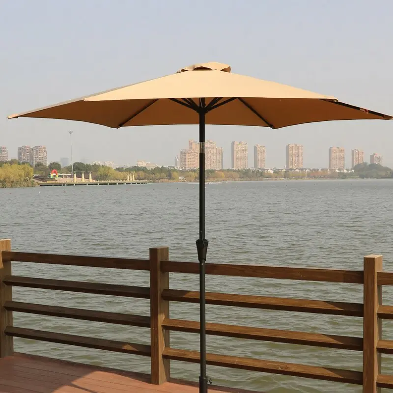 9 Foot Pole Umbrella Carry Bag Taupe Polyester Light Metal gathercraft