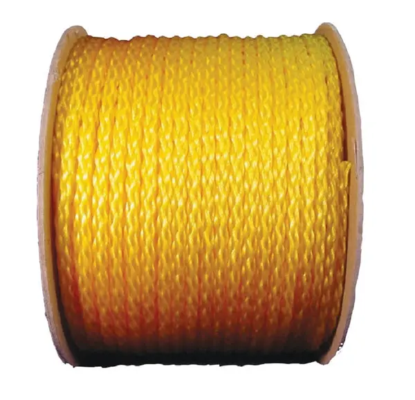 Wellington 5060845/10810 Braided Polypropylene Rope 1000 Feet Yellow Durable Rope