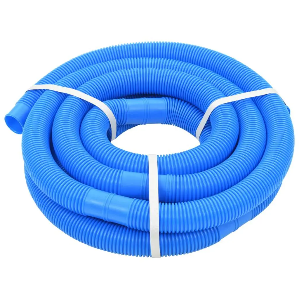 Pool Hose Blue 1.3 Inches 21.7 Feet Flexible Swimming Pool Hose