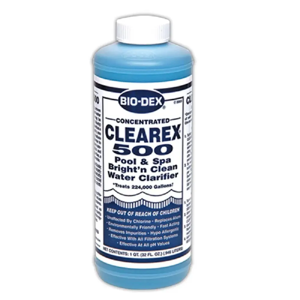 Bio-Dex Clearex 500 | 1 Quart (32 oz) Bottle | Pro Strength Clarifier Swimming Pools & Spas | Reliable & Easy to Use Homeo...