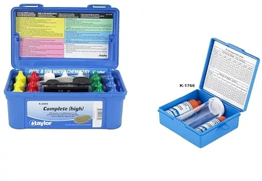 Taylor Technologies Plush DPD Pool and Spa Water Test Kit K-2005 & K-1466