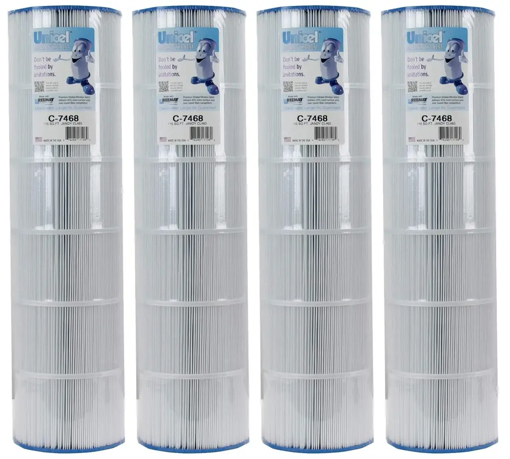 Unicel C-7468 Swimming Pool Filter Replacement Cartridge Jandy CL460 (4 Pack)
