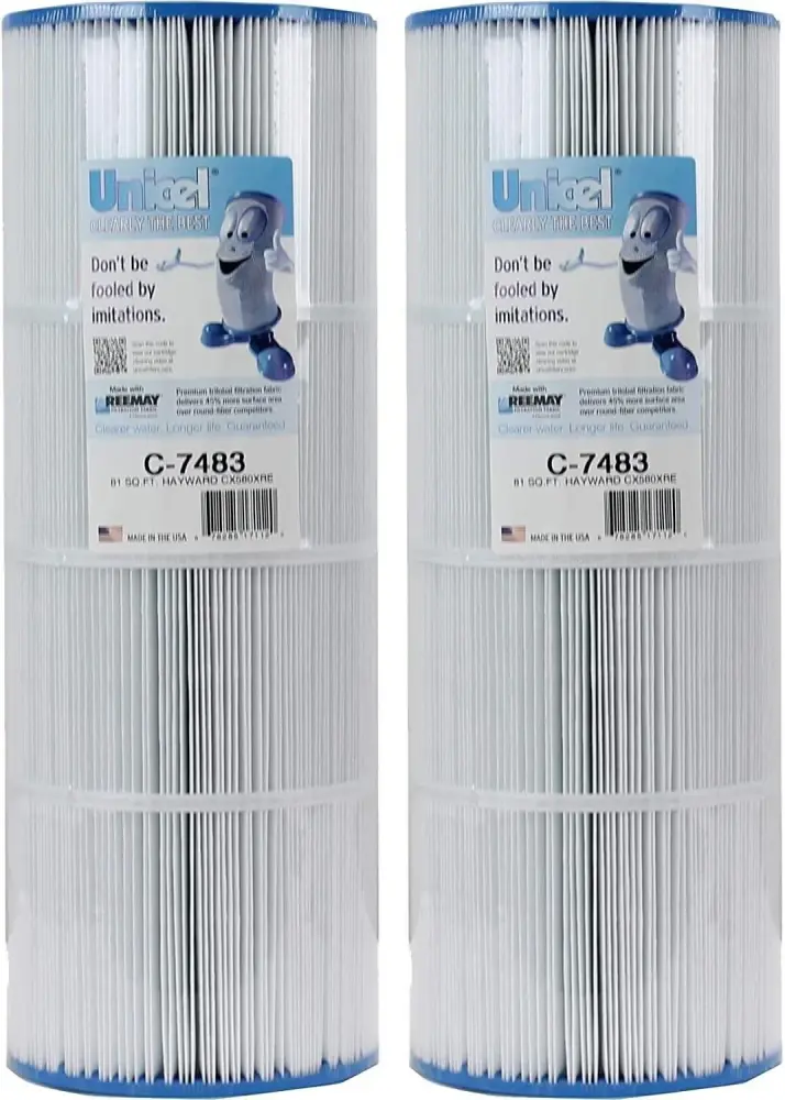Unicel C-7483 Spa Replacement Filter Cartridges 81 Sq Ft Hayward Swim Glass-like 2PK
