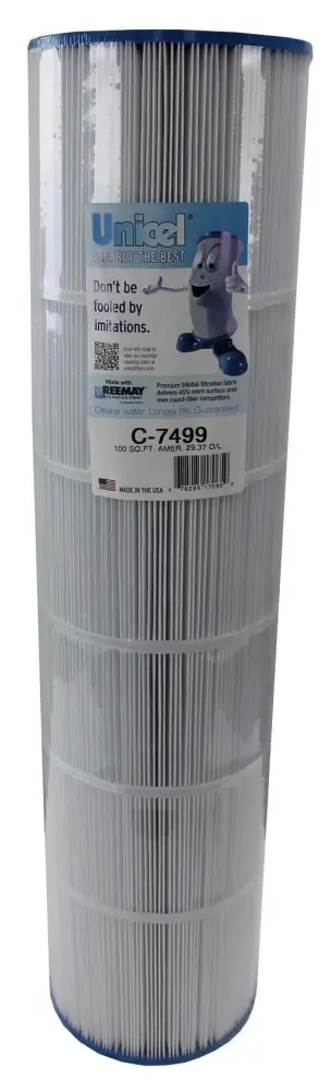 Unicel C-7499 100 Square Foot Media Replacement Pool Filter Cartridge 142 Pleats, Connects to Pentair, American, and Premi...