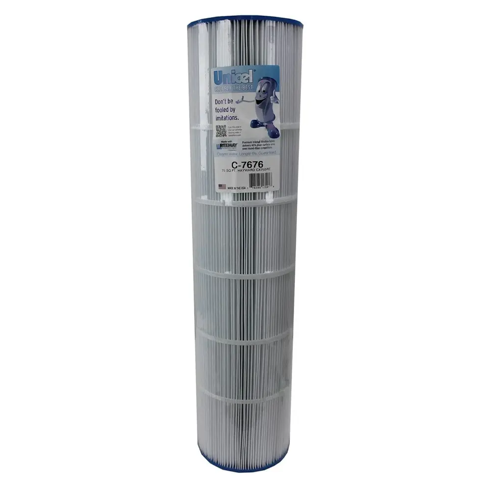 Unicel C-7676 75 Square Foot Media Replacement Pool Heated Tub Spa Filter Cartridge 108 Pleats