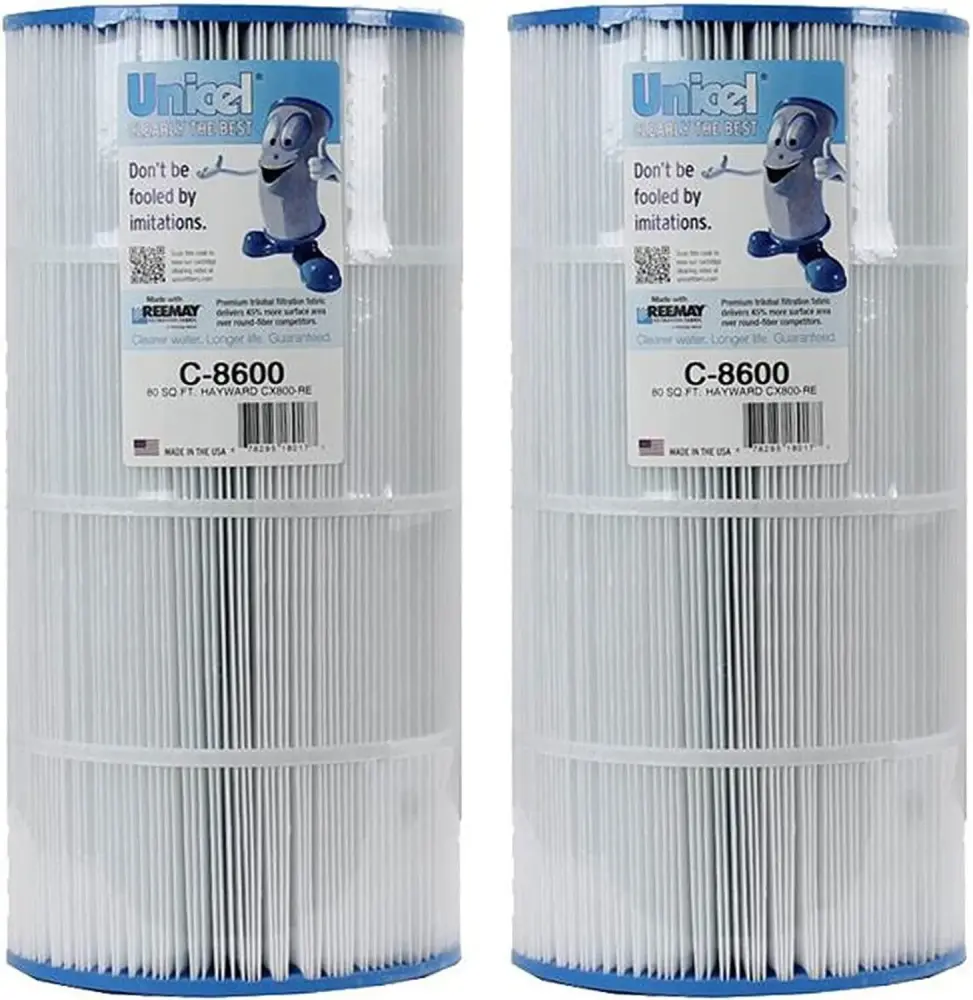 Unicel C-8600 Filter Cartridges Hayward Star Glass-like II C1500 CX800RE PA80 (2Pack)