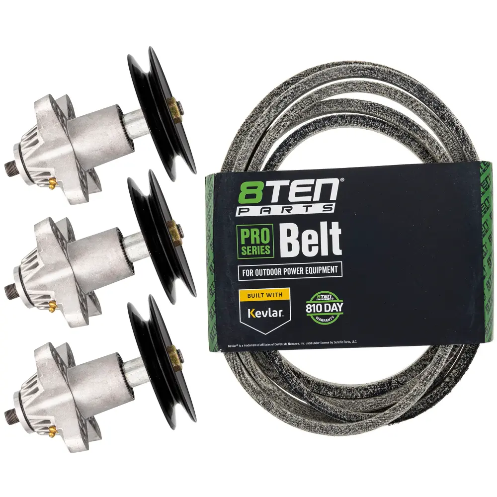 Deck Spindle & Belt Kit Columbia Ivory Outdoor MTD Gold MK1001756