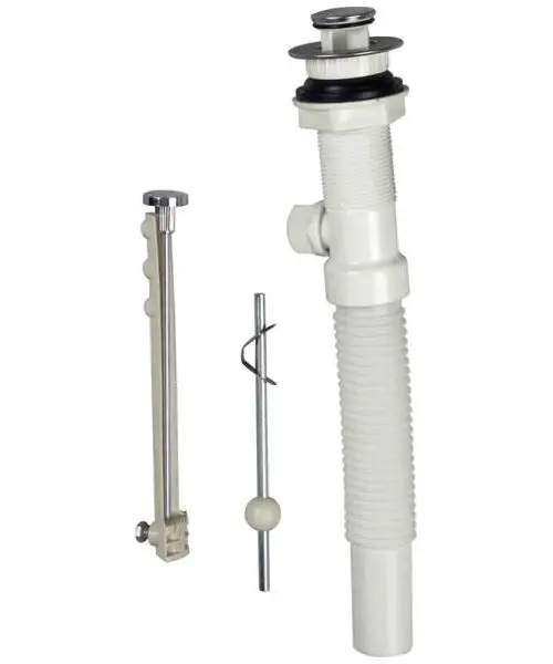 Danco 88116 Universal Flexible Pop-Up Assembly Stainless Steel Drain Cleaning