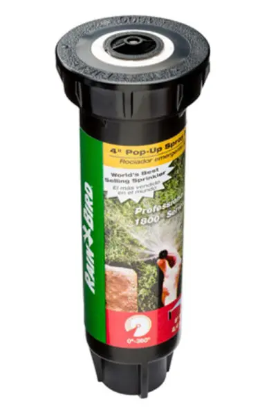 Rain Bird 1804AP4PRS 1800 Professional Series Pressure Regulating Pop-Up Sprinkler Efficient Watering