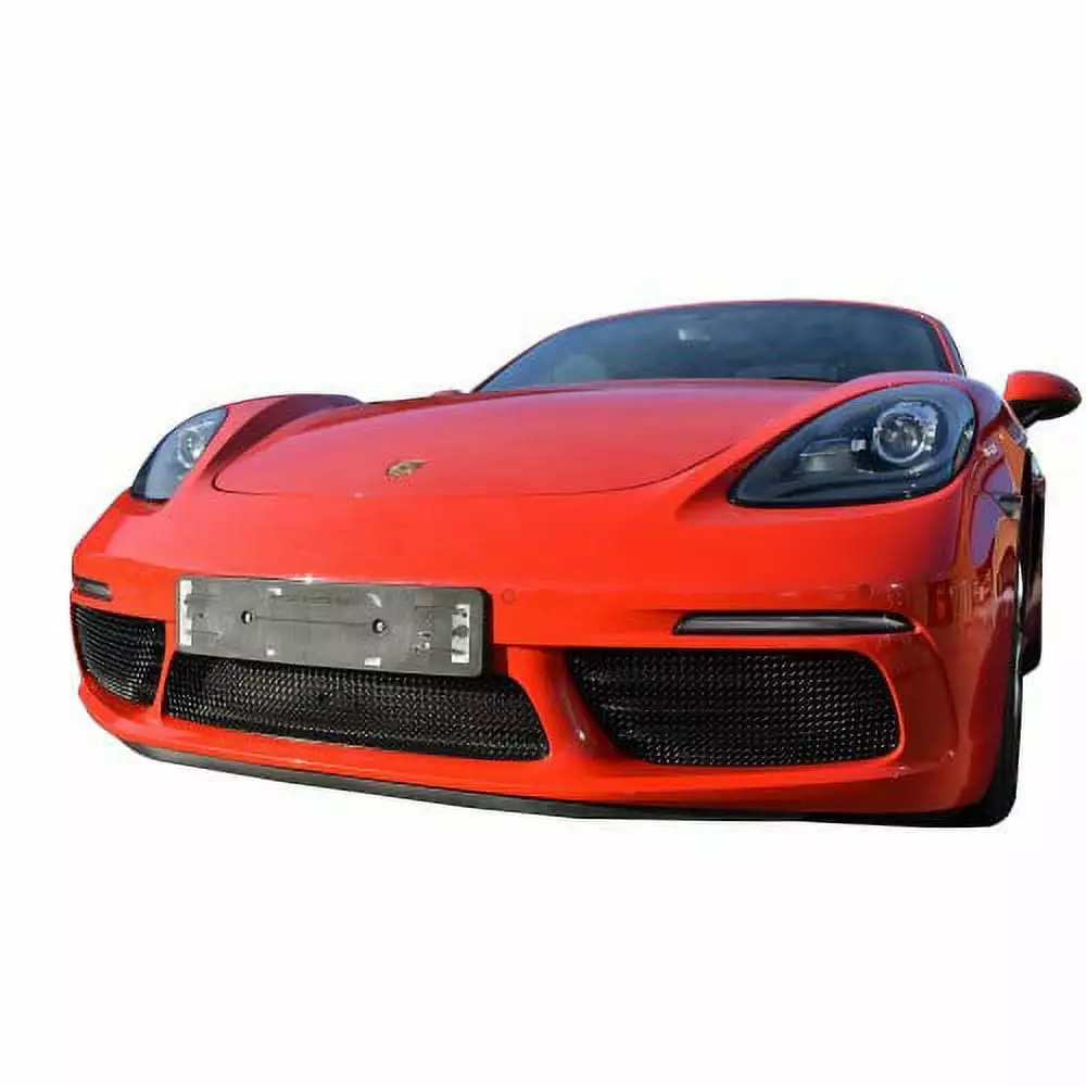 Porsche 718 Boxster And Cayman Full Grill Set Black Finish 2016 Onwards
