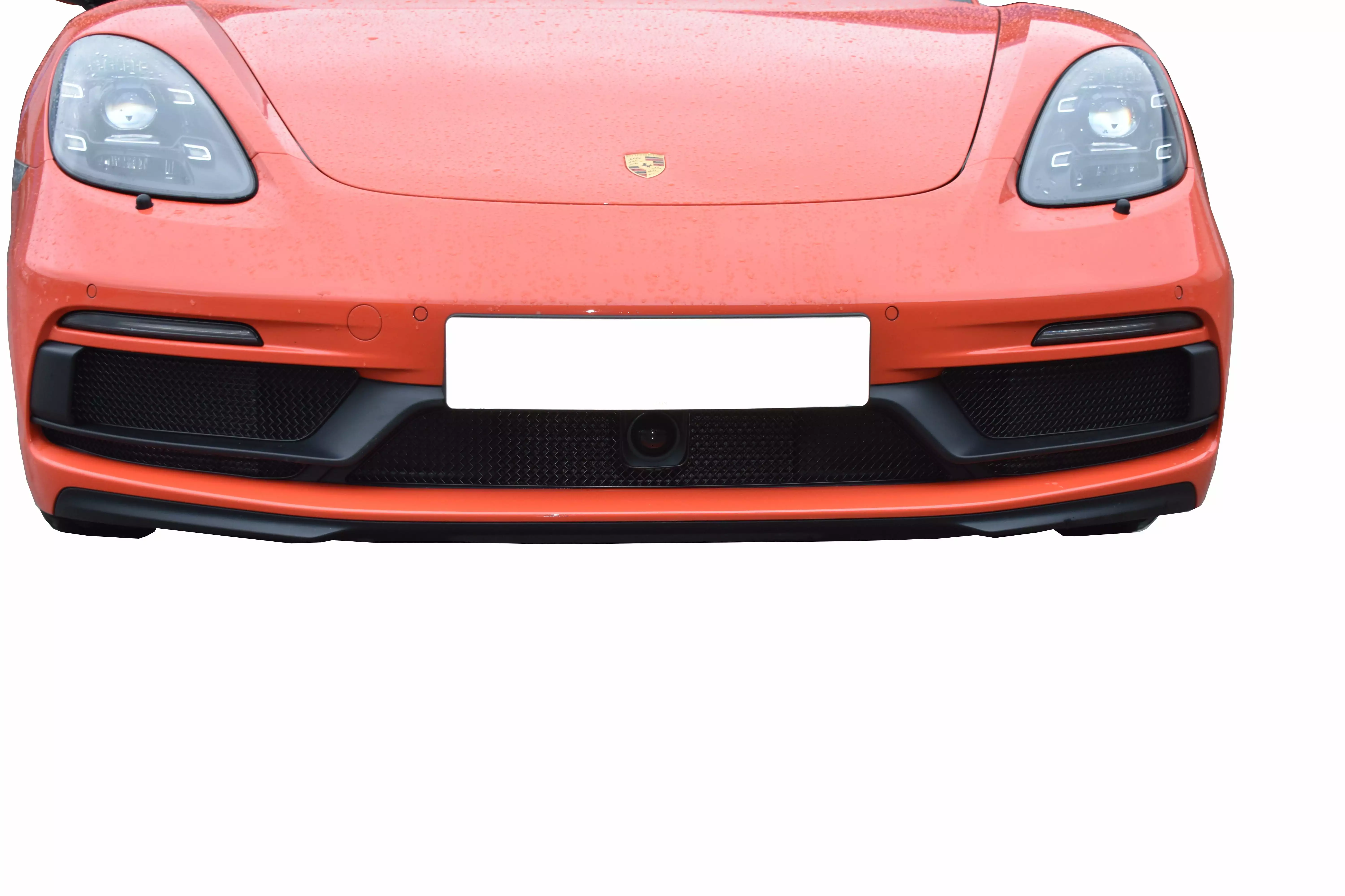 Porsche 718 Boxster Cayman GTS Full Grill Set Silver Finish ACC 2018 Onwards