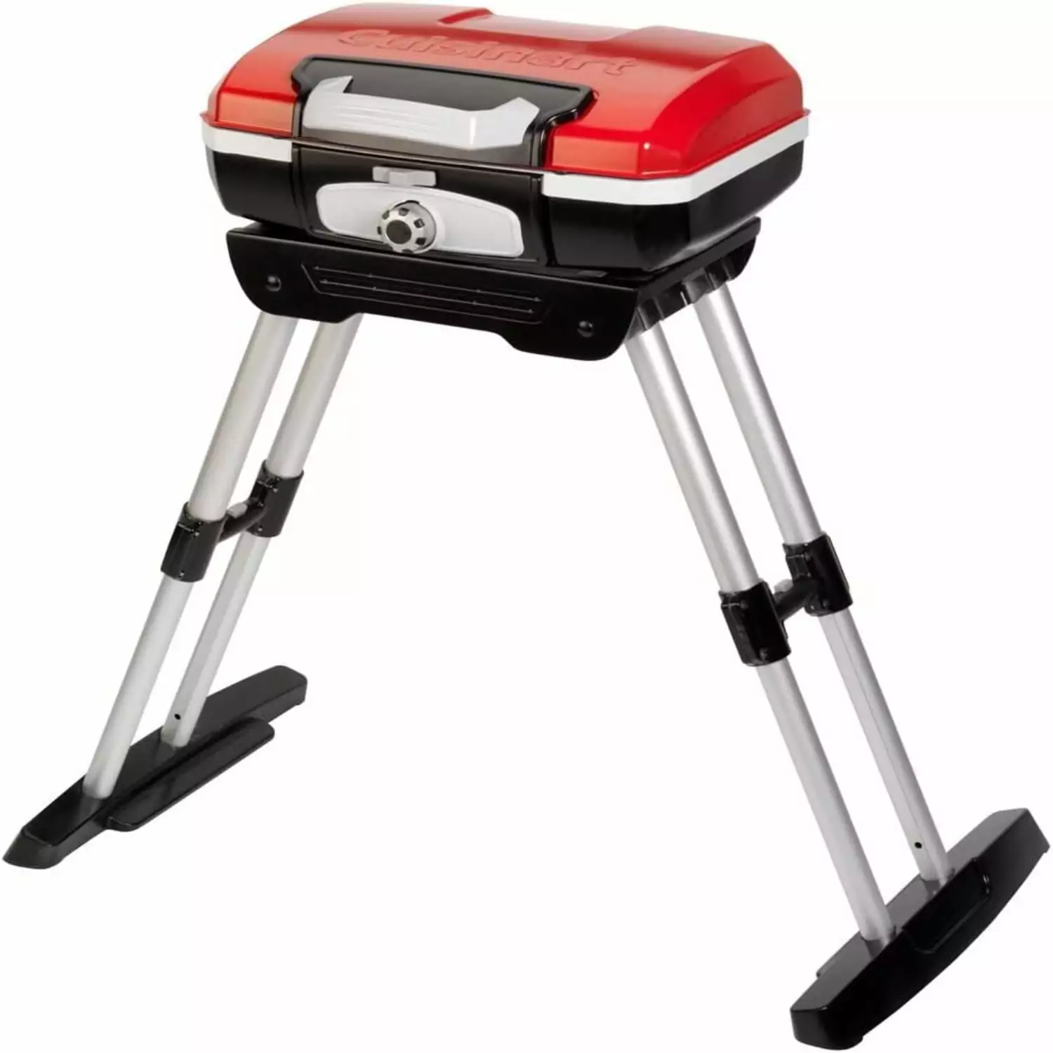 CGG-180 Petit Gourmet Travel-friendly Gas Grill VersaStand Red Compact and Versatile None