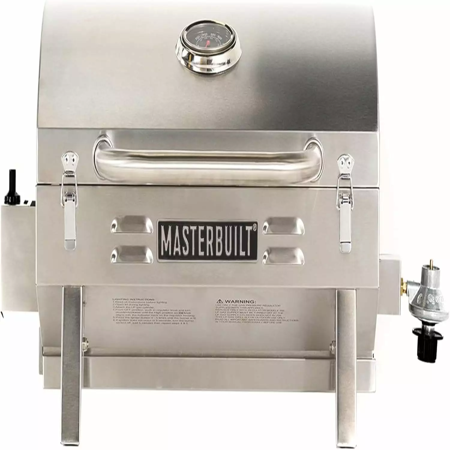 MB20030819 Propane Travel-friendly Gas Grill Stainless Steel Compact and Portable Design