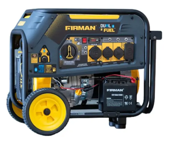 Firman H07552 Dual Fuel Portable Generator 120V 240V 120 Watt