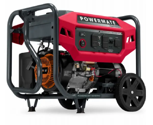 Powermate P0080301 Electric Start Portable Generator 7500 Watts Home Backup Power