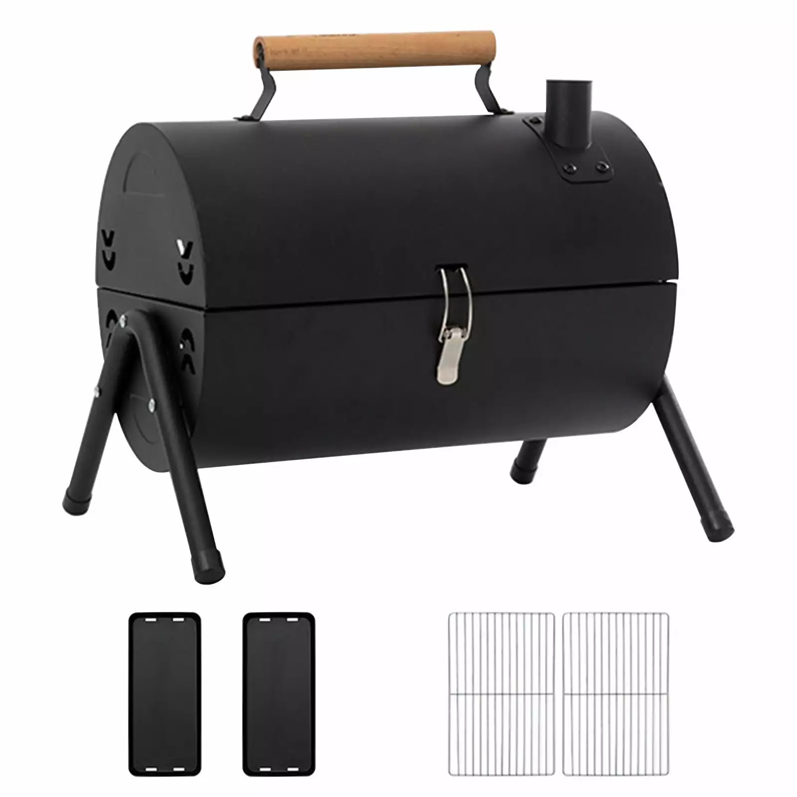 FAJHHA Foldable Chimney Stove Wood Oven Multi-functional Outdoor Travel BBQ Grilling Accessories
