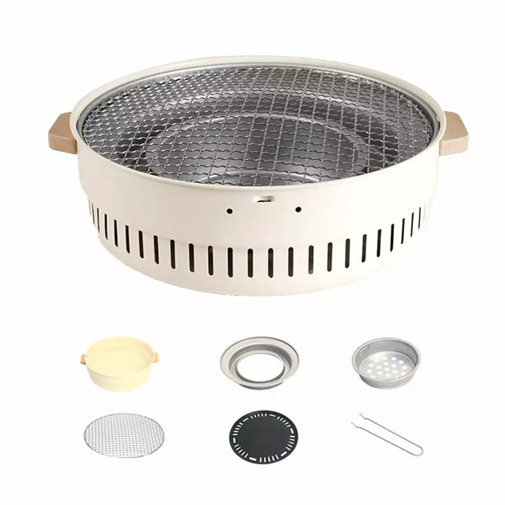 BBQ Grill Charcoal Smokeless Burner Multifunctional Wood Stoves Tent Grill