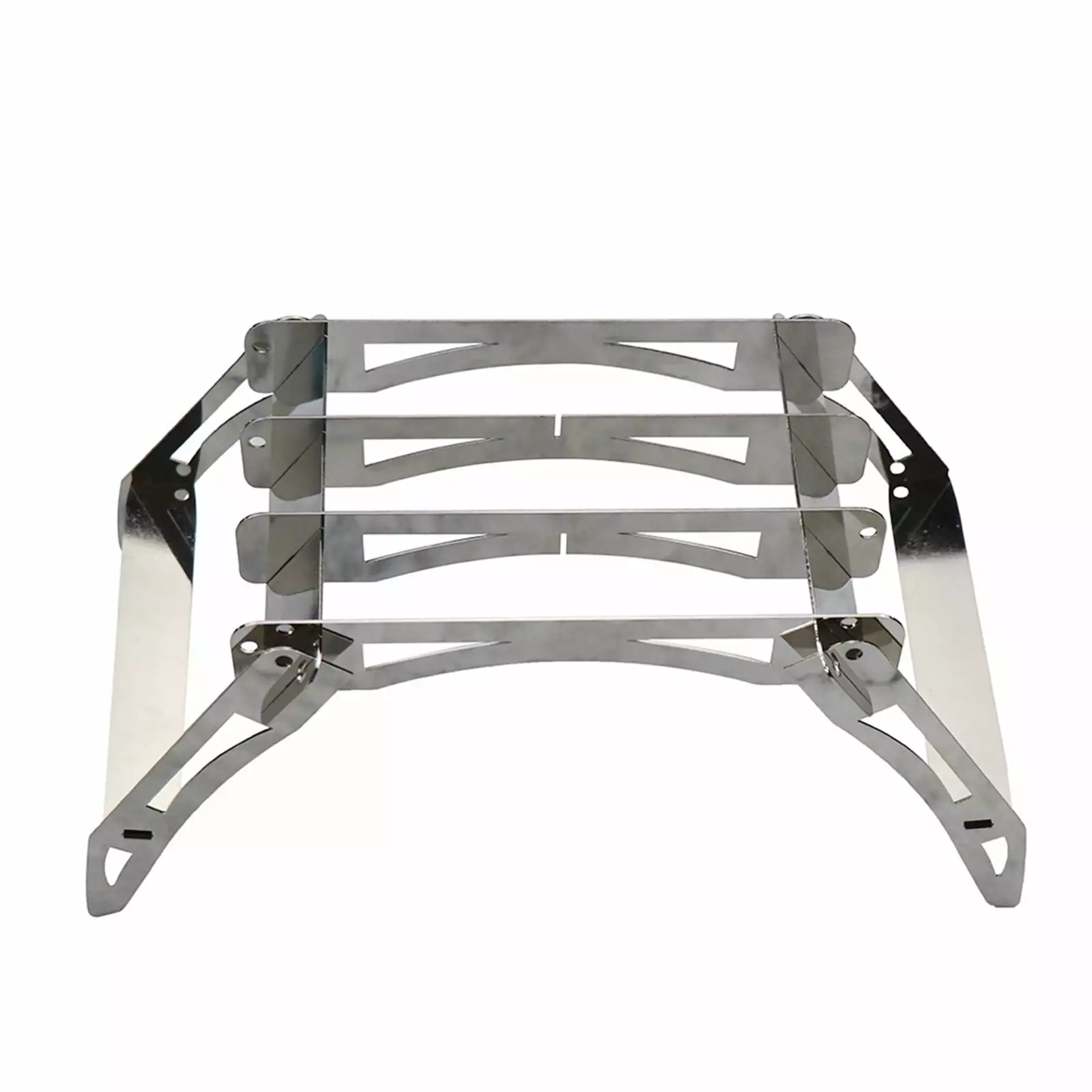 Folding Travel-friendly Stainless Steel Charcoal Grill Outdoor Camping Picnics Beach BBQ