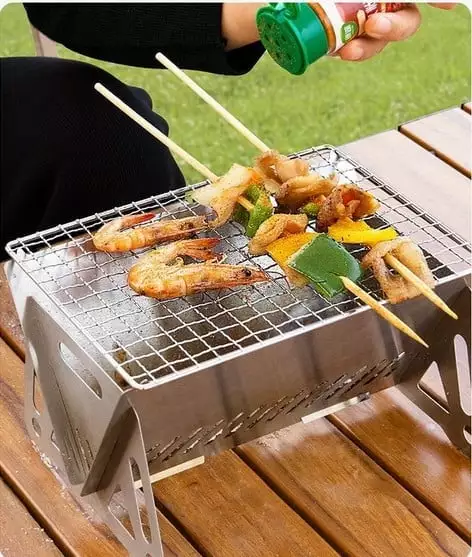 Inerposs Stainless Steel Outdoor Travel-friendly Barbecue Oven Carbon Oven Free